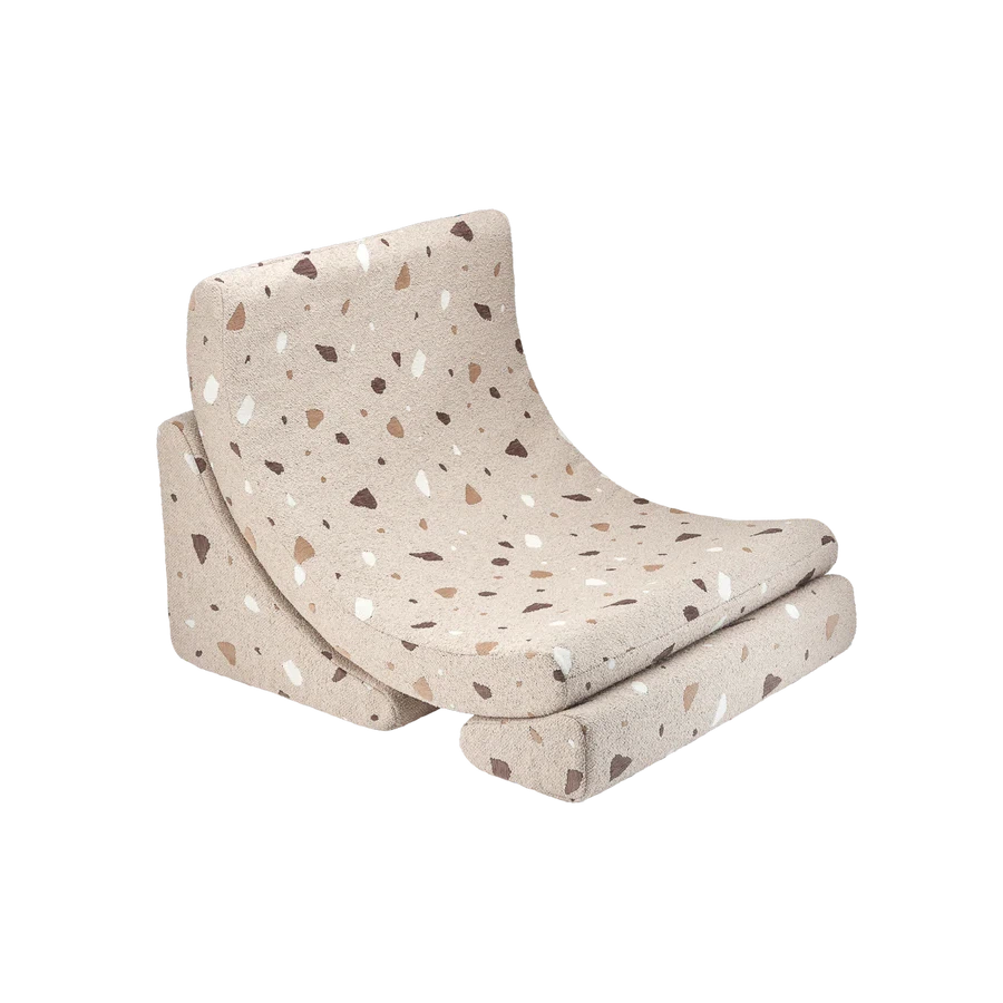 Wigiwama Terrazzo Sand Moon Chair | Rugs by Roo