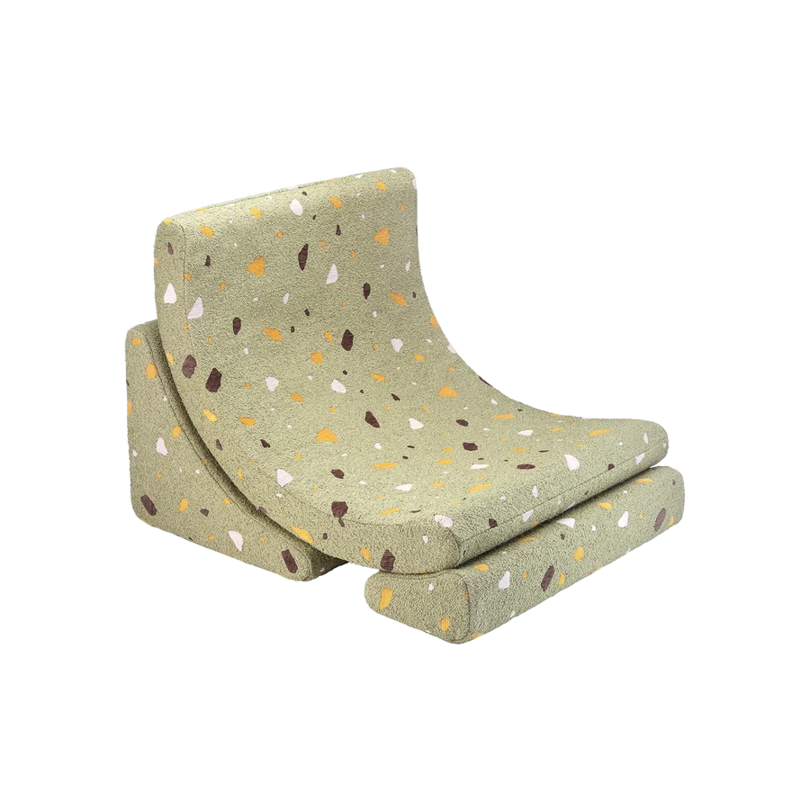 Wigiwama Terrazzo Moss Moon Chair | Rugs by Roo