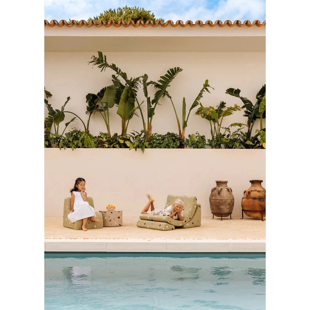 Wigiwama Terrazzo Moss Moon Chair