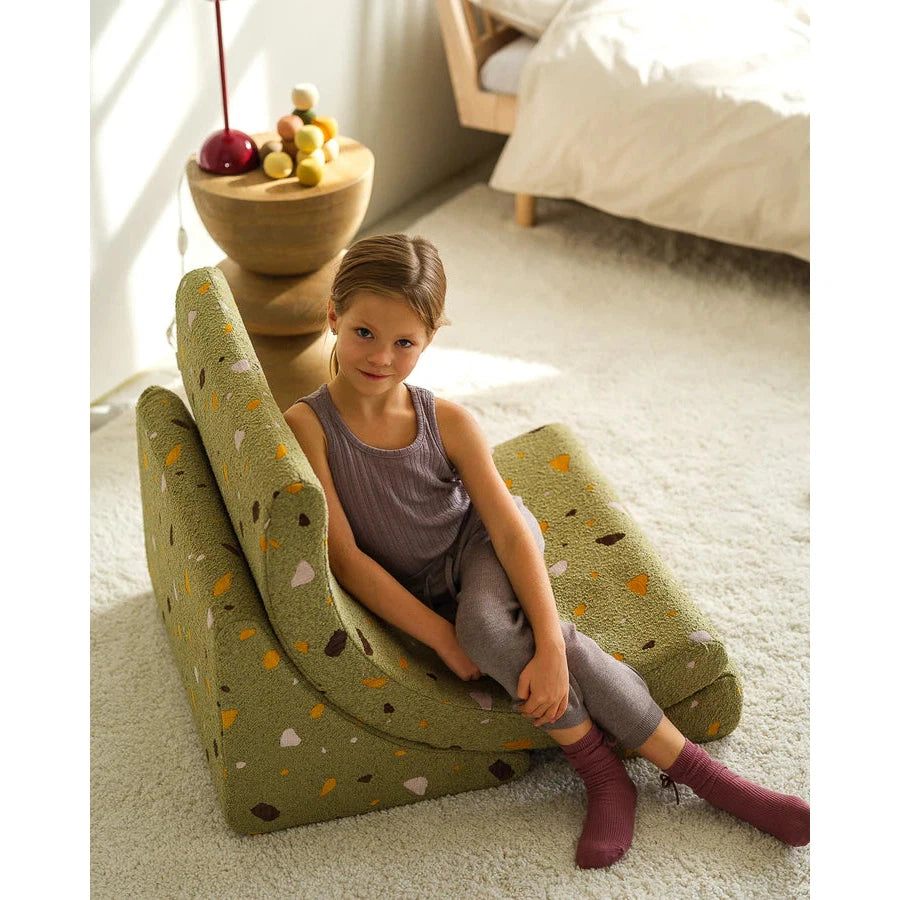 Wigiwama Terrazzo Moss Moon Chair