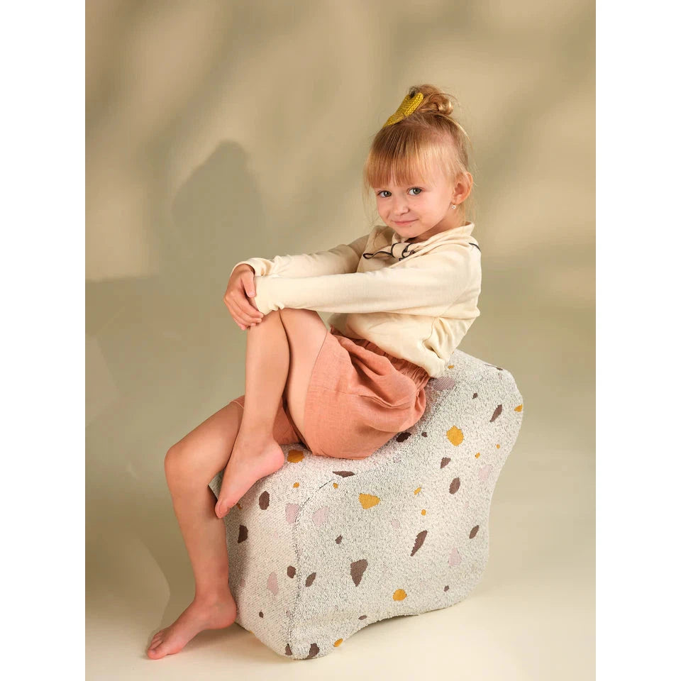 Wigiwama Terrazzo Marble Cloud Pouffe