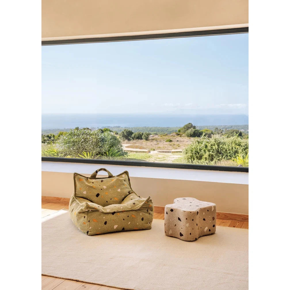Wigiwama Terrazzo Sand Cloud Pouffe