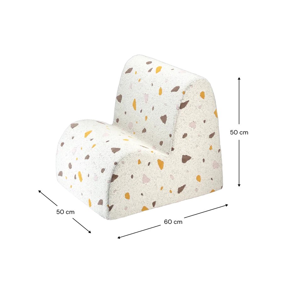 Wigiwama Terrazzo Marble Cloud Chair