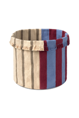 Tall Indigo Blue Basket