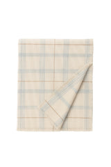 Tartan Blue Sage Kids Handloom Bed Throw