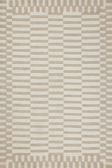 Chris Loves Julia Bradley Ivory Beige Area Rug