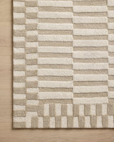 Chris Loves Julia Bradley Ivory Beige Area Rug