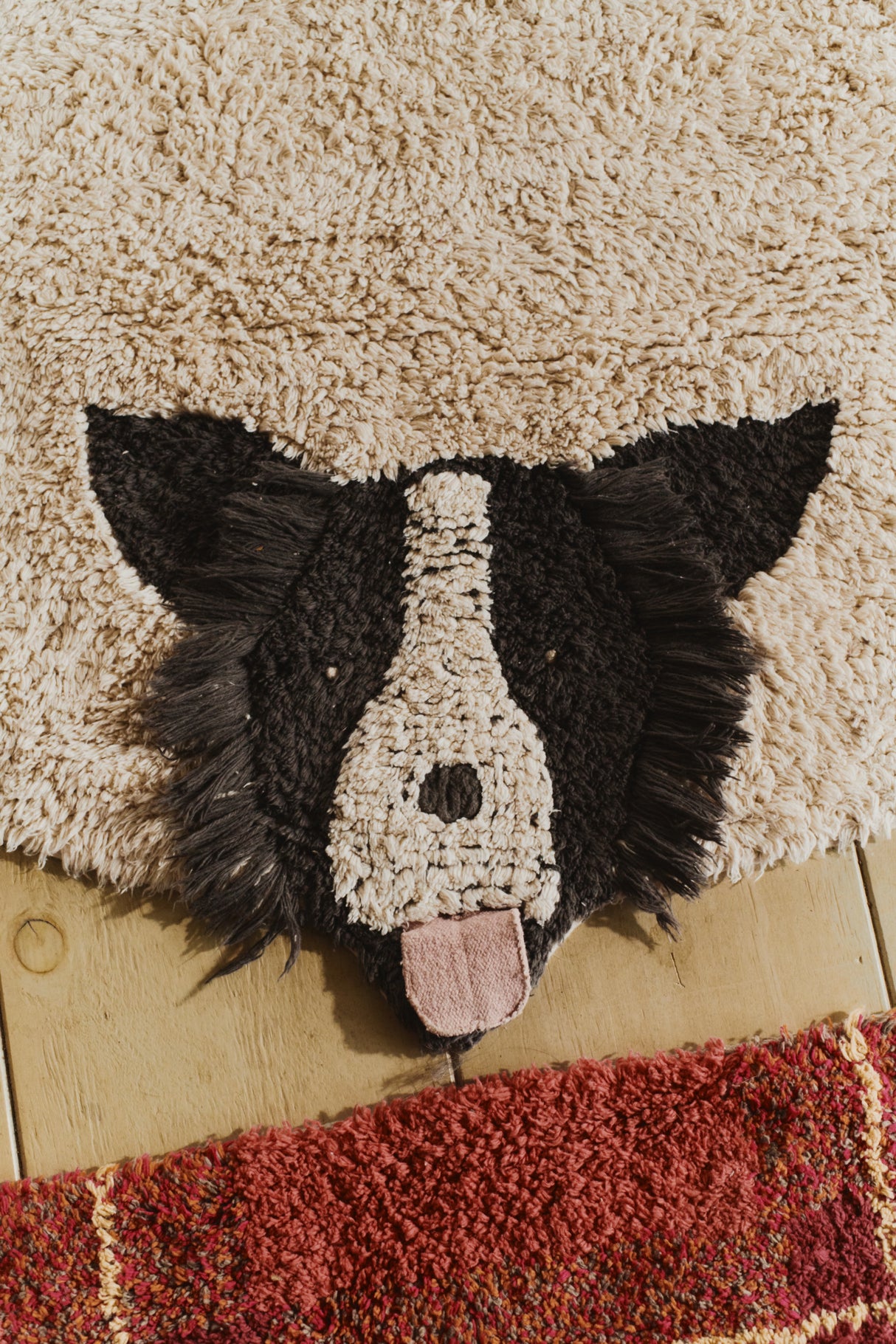 Wouf Wouf Dogs Washable Area Rug