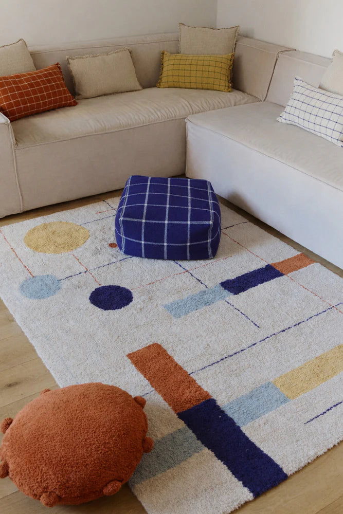 WASHABLE RUG GEOMETRICAL SHAPES - Rugs by Roo
