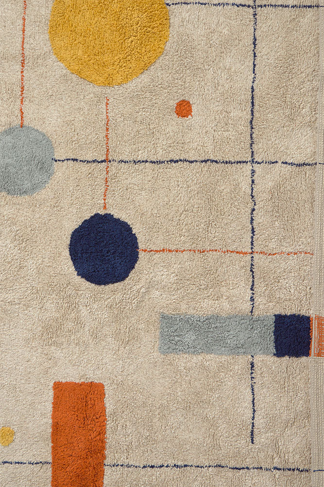 WASHABLE RUG GEOMETRICAL SHAPES - Rugs by Roo