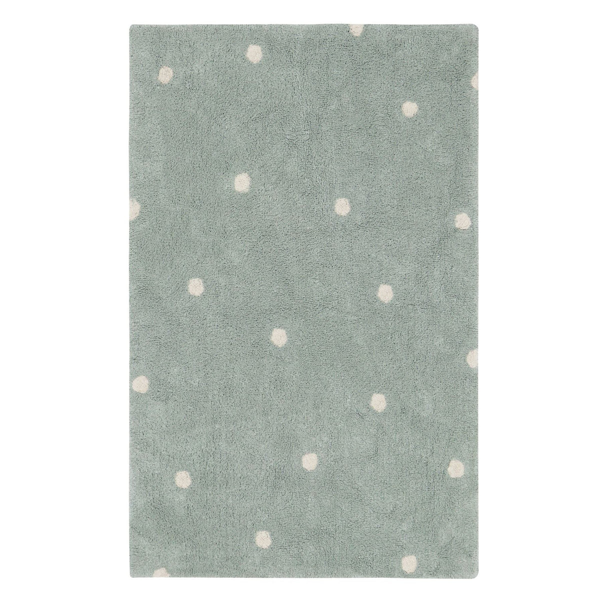 Mini Dot Blue Sage Washable Rug