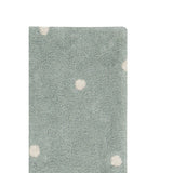 Mini Dot Blue Sage Washable Rug
