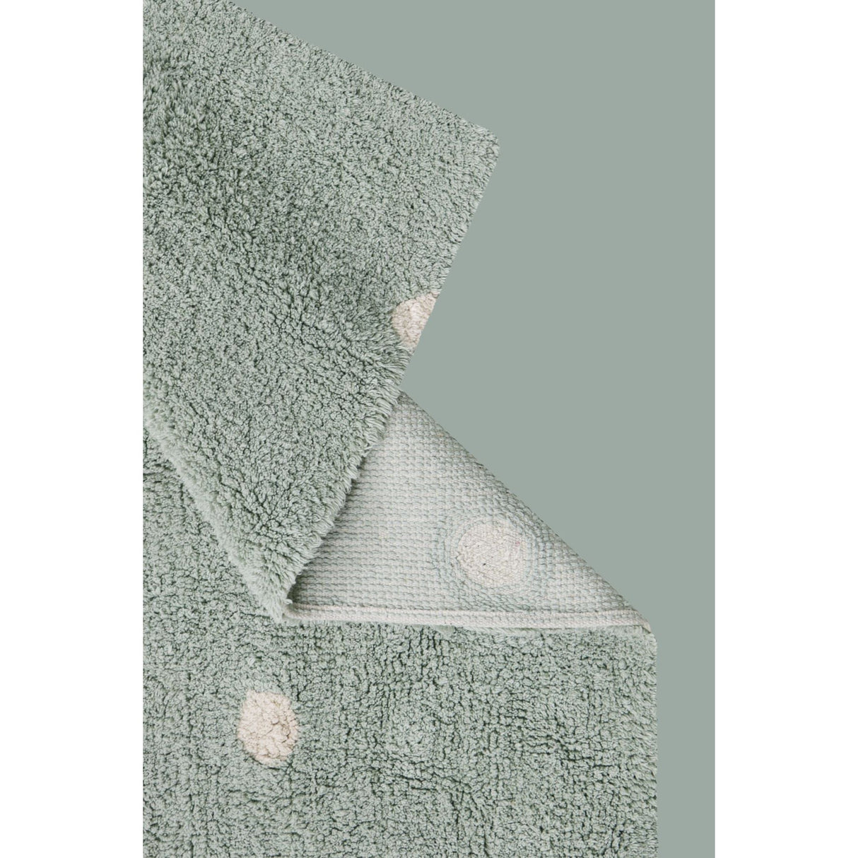 Mini Dot Blue Sage Washable Rug