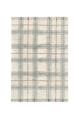 Tartan Blue Sage Washable Area Rug