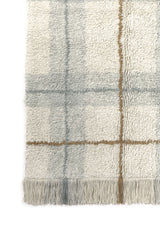 Tartan Blue Sage Washable Area Rug