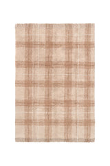 Tartan Rose Washable Area Rug