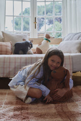 Tartan Rose Washable Area Rug