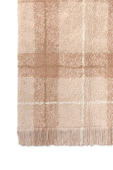 Tartan Rose Washable Area Rug