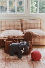 Tartan Rose Washable Area Rug