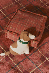 Tartan Vintage Red Washable Area Rug