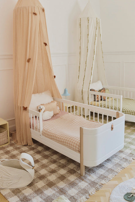 Vichy Marron Washable Area Rug