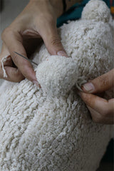 FLOOR CUSHION BUBBLY NATURAL - Rugs by Roo