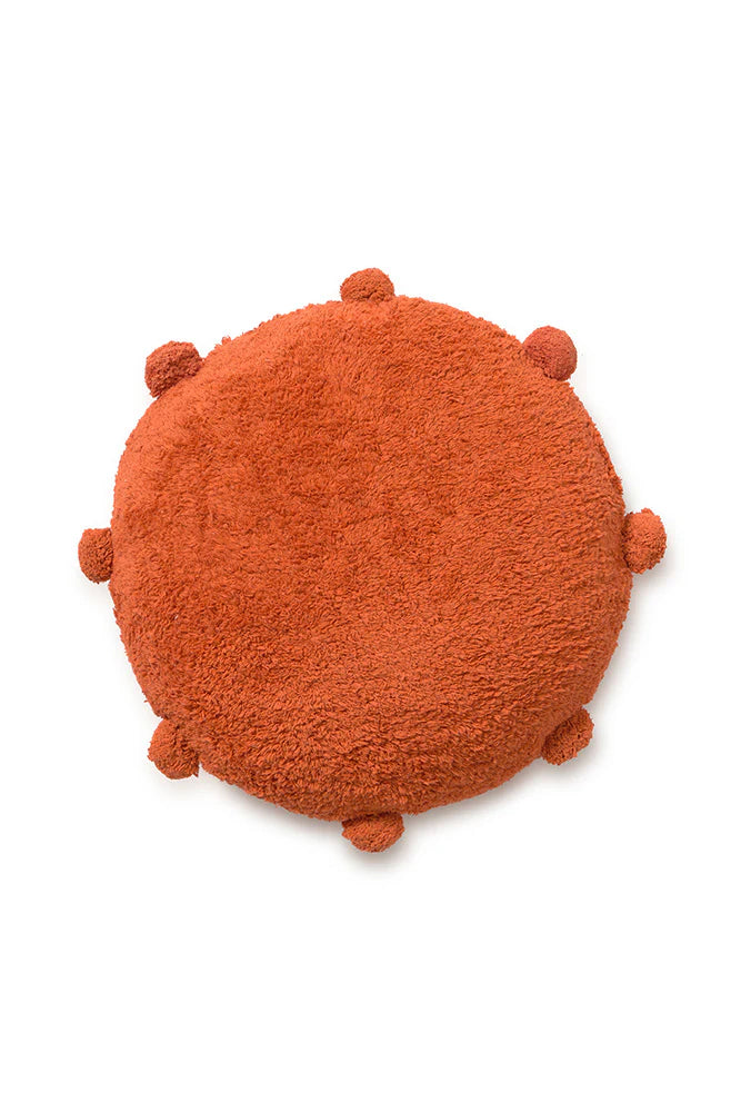 FLOOR CUSHION BUBBLY TERRACOTA - Rugs by Roo
