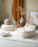 Wigiwama Cream Beanbag Chair