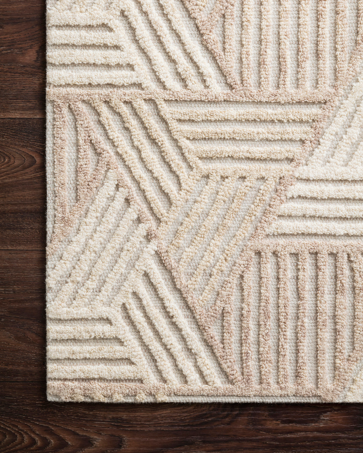 Ehren Oatmeal & Ivory Area Rug