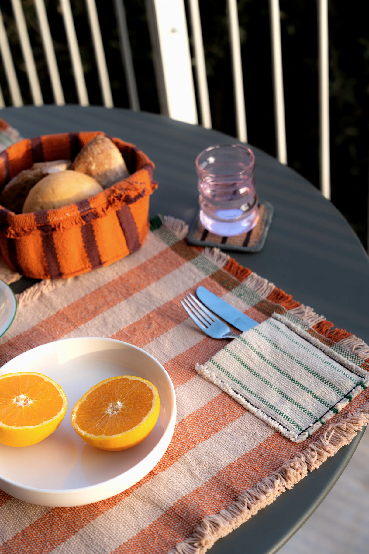Pocket Terracotta Handloom Placemats (Set of 2)
