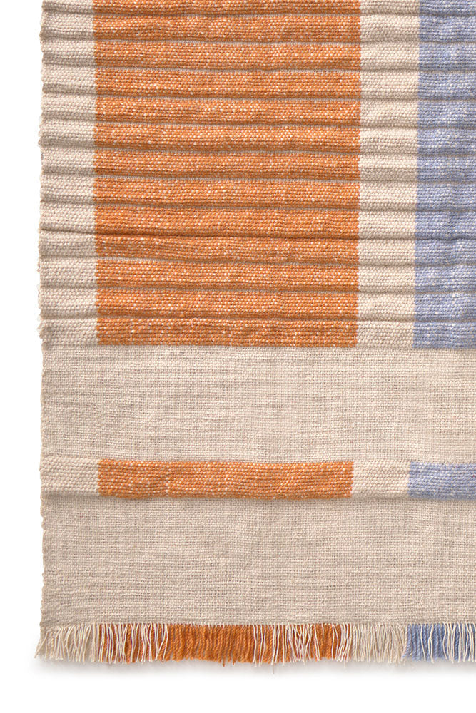 Handloom Rug Columns Multi Color - Rugs by Roo