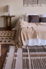 Handloom Rug Columns Natural - Rugs by Roo