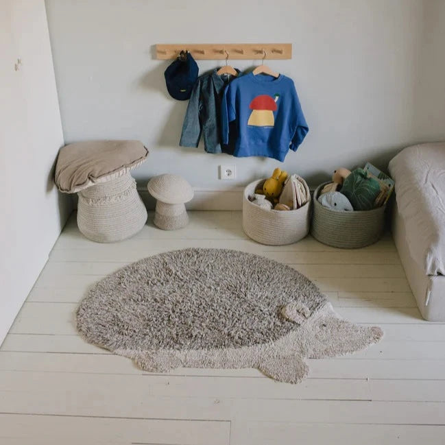 Animal Hedgehog Washable Area Rug