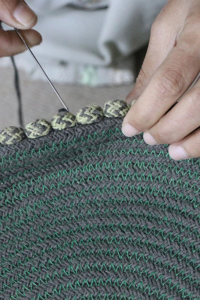 Handloom Monstera Basket