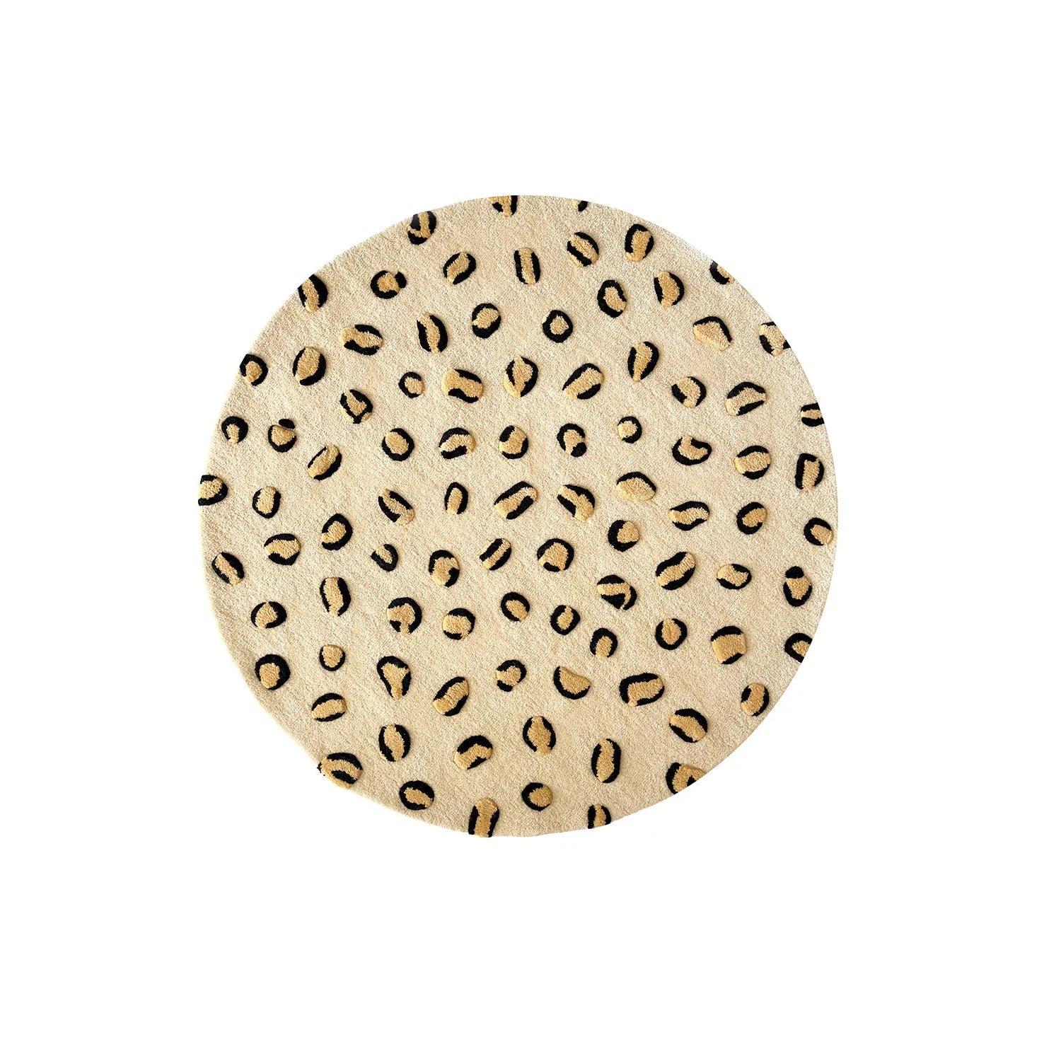 Maison Deux Leopard Round Area Rug