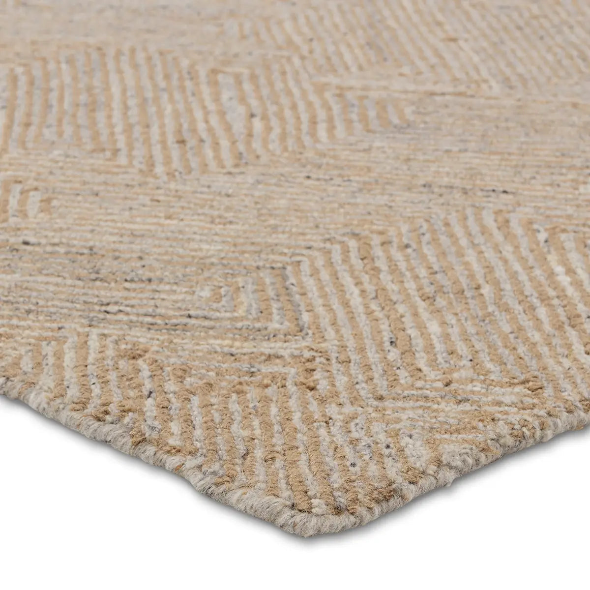 Mercia Tan Gray Jute Area Rug