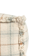 Blue Sage Handloom Pouf