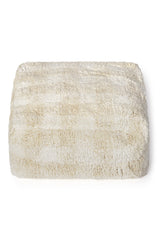 Vichy Ivory Pouf - Rugs by Roo