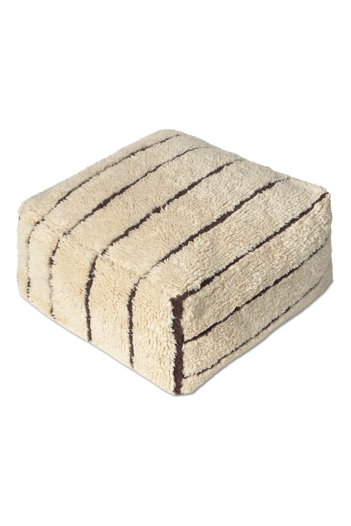 Lines Natural Pouf