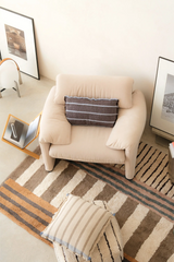 Lines Natural Pouf