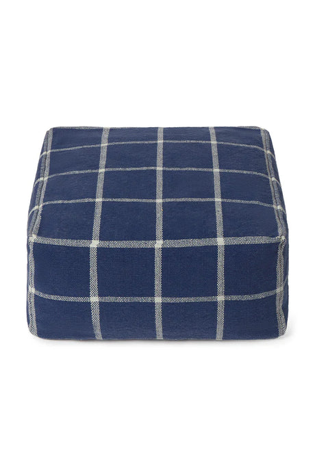 PUFF GEO BLOCK NAVY BLUE - Rugs by Roo