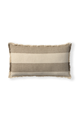 Rectangular Lines Brown Cushion