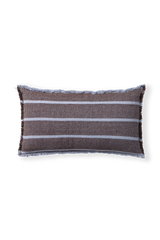 Rectangular Lines Navy Cushion
