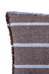 Rectangular Lines Navy Cushion