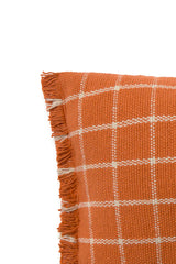 CUSHION GEO BLOCK TERRACOTA - Rugs by Roo