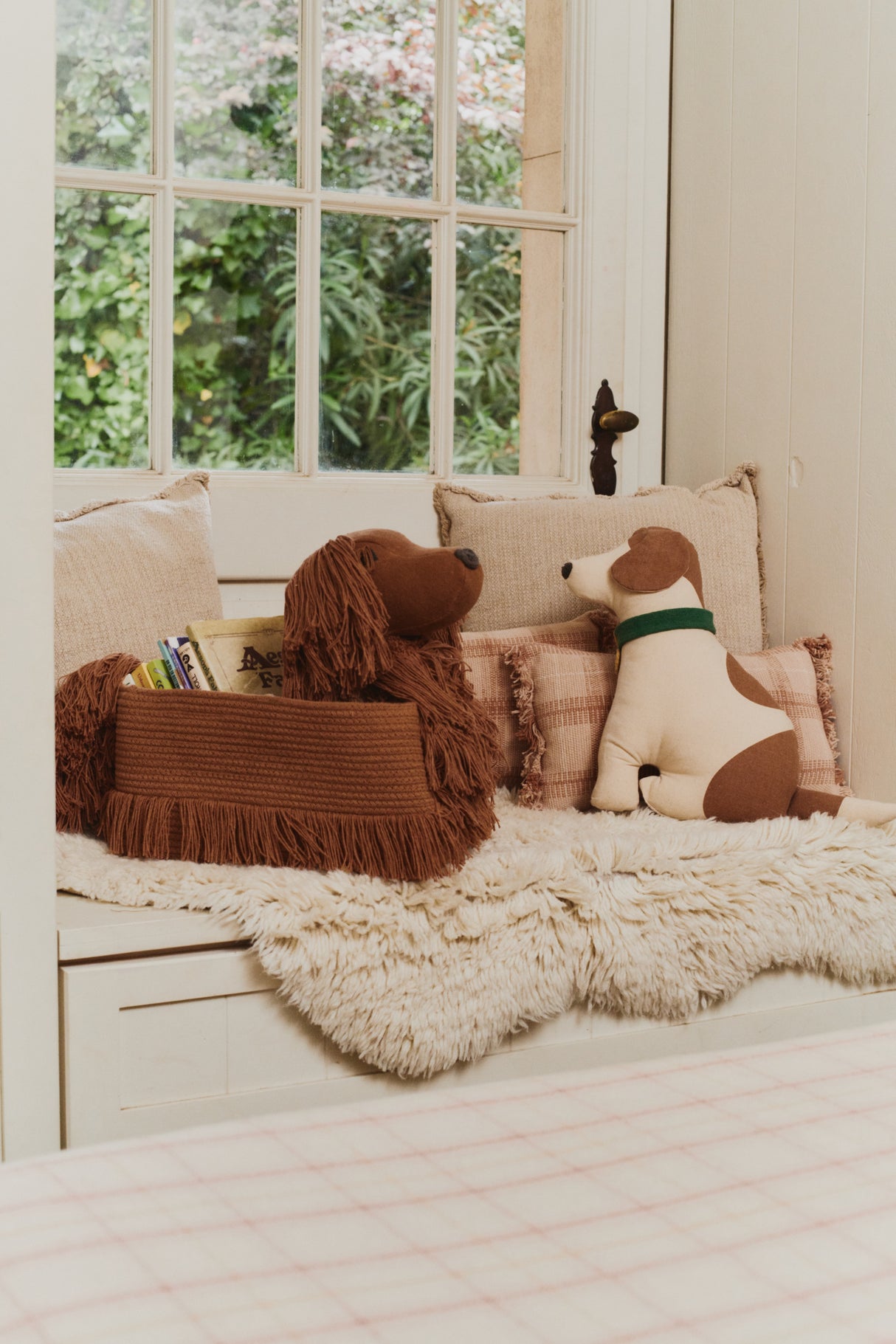 Rose Handloom Cushion