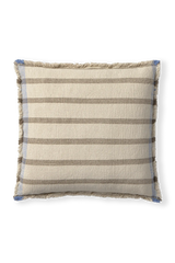 Square Lines Brown Cushion