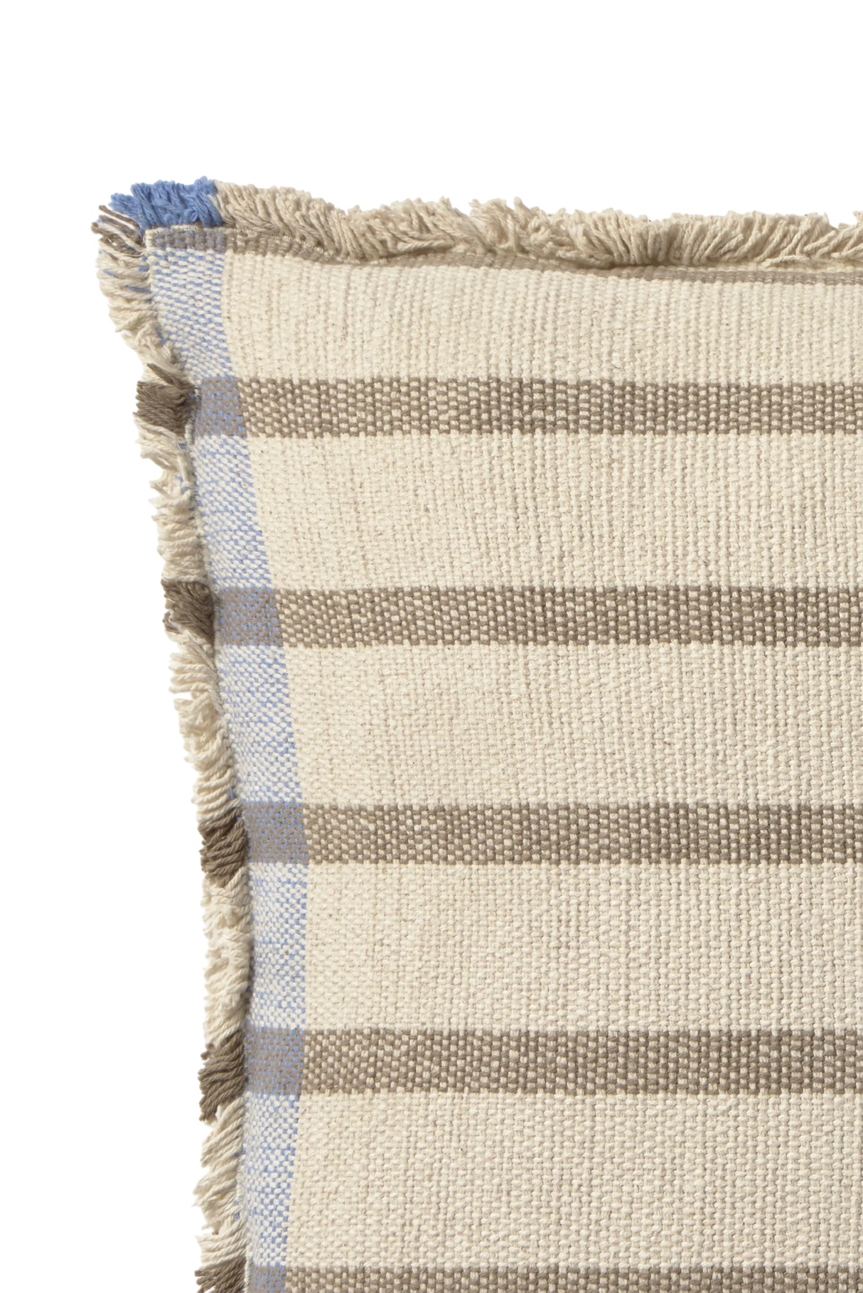 Square Lines Brown Cushion