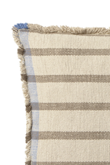 Square Lines Brown Cushion