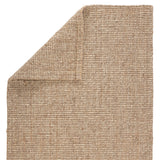 Natural Light Gray Tan Jute Hand Woven Area Rug